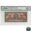 BC-26a 1937 Bank of Canada $50. Osborne-Towers, S/N: A/H0044991 PMG Certified VF-25 (ink, stains).