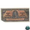 Image 3 : BC-26a 1937 Bank of Canada $50. Osborne-Towers, S/N: A/H0034085 PMG Certified Choice F-15 (missing c