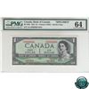 BC-29S 1954 Bank of Canada Devil's Face SPECIMEN $1, S/N: AA0000000. (#0053) PMG Certified Choice UN