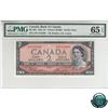 BC-30b 1954 Bank of Canada Devil's Face $2, Beattie-Coyne, S/N: G/B4733498 PMG Certified Gem UNC-65 