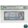 BC-31a 1954 Bank of Canada Devil's Face $5, Coyne-Towers, S/N: B/C3221905 PMG Certified Gem UNC-65 E