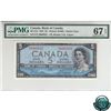 BC-31b 1954 Bank of Canada Devil's Face $5, Beattie-Coyne, S/N: F/C6060932 PMG Certified Superb Gem 