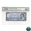 BC-31b 1954 Bank of Canada Devil's Face $5, Beattie-Coyne, S/N:0804368 PMG CUNC-64 EPQ