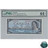 BC-31b 1954 Bank of Canada Devil's Face $5, Beattie-Coyne S/N: F/C0239533 PMG Certified CUNC-64 EPQ!