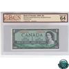 Image 1 : BC-37bA 1954 Bank of Canada $1, Beattie-Rasminsky, Replacement, *IO 0641792, Modified Portrait BCS C