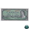 Image 3 : BC-37bA-i 1954 Bank of Canada $1, Beattie-Rasminsky, Modified Portrait, Replacement, *AM 0004050, CU