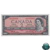Image 3 : BC-38bA 1954 Bank of Canada $2, Beattie-Coyne, Modified Portrait, Replacement, *RR 0255864, BCS CUNC