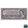 Image 3 : BC-40bA 1954 Bank of Canada Modified Replacement $10, Beattie-Rasminsky, S/N *U/T0255673 PMG Certifi