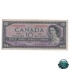 Image 3 : BC-40bA 1954 Bank of Canada $10, Beattie-Rasminsky, Modified Portrait, Replacement, *UT 0229254 BCS 