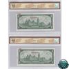 Image 2 : Set of 2 Matching 1967 SPECIMEN Notes (Set#196). Both Notes BCS Certified, BC-45aS (CUNC-62) & BC-45
