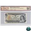 Image 1 : BC-46aA 1973 Bank of Canada $1, Lawson-Bouey, Two Letter, Replacement, *GL3559444, BCS CUNC-64 Origi