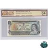Image 1 : BC-46a-N5-ii 1973 Bank of Canada $1 Low Serial Number, Lawson-Bouey, S/N: AS0000003 BCS Certified CU