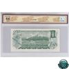 Image 2 : BC-46a-N5-ii 1973 Bank of Canada $1 Low Serial Number, Lawson-Bouey, S/N: AS0000003 BCS Certified CU