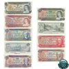 Image 1 : Set of 9 Matching SPECIMEN Notes of the 1969-1979 Multicolour Issues (Set#357) PMG Certified Gem UNC
