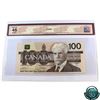 Image 2 : BC-60aA-N1-iii 1988 Bank of Canada $100, Thiessen-Crow, Hidden Back Position Number, Replacement, 4 