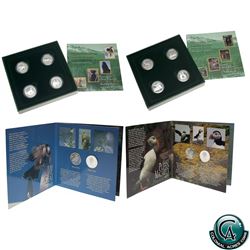 RCM Issue: 1995, 1996 & 1997 Canada 50-cent Nature Sterling Silver 4-coin Sets. You will receive 199