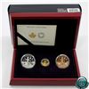 RCM Issue: 2013 Canada An Allegory 3-coin Set Featuring $3 Bronze, $25 Silver 1oz & $25 Gold 1/4oz C