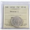 Image 1 : 25-cent 1872H Obverse 2 ICCS Certified EF-40