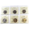Image 2 : 1992-2015 Canada 25-cent, 50-cent & Loon $1 ICCS Certified - 1992 25-cent MS-67 NBU, 1997 25-cent MS
