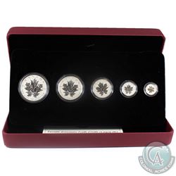 2013 Canada Silver Maple Leaf Anniversary Fractional Set (Tax Exempt)