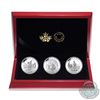 Image 1 : 2015 Canada $5 Cornelius Krieghoff 200th Anniversary Fine Silver 3-coin Set (Tax Exempt)