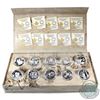 Image 1 : Complete 2014-2015 Canada $15 Exploring Canada Fine Silver  10-Coin Set in RCM Display Case (Tax Exe