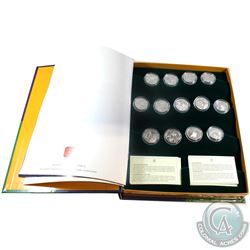 2001-2003 Festivals of Canada Sterling Silver 50-cent Set issued by the Royal Canadian Mint. The set