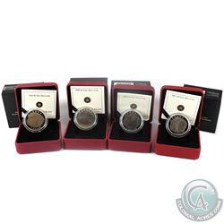 2007-2010 Canada $4 Fine Silver Dinosaur Collection (Tax Exempt) You will receive the 2007 Parasauro