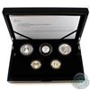 Image 1 : 2017 United Kingdom Limited Edition Silver Proof Commemorative 5-coin Set.