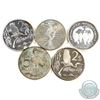 Image 1 : Estate Lot of Mixed Silver World Coins. Total of 153 grams.