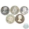 Image 2 : Estate Lot of Mixed Silver World Coins. Total of 153 grams.