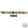Image 2 : Estate 1926-1941 Netherlands 8-coin Bracelet & Netherlands 3-coin Brooch.  2pcs.