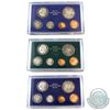 Image 1 : 1981, 1982, 1983 Australia 6-coin Proof Sets.  Coins are housed in the mint display slabs with COA's