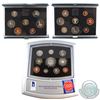 Image 1 : 1984, 1985, 2000 United Kingdom Proof set Collection.  You will receive the 1984 8-coin set (toned),