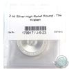 Image 2 : The Kraken 2oz. .999 Fine Silver High Relief Round (Tax Exempt) Produced by the Intaglio Mint.