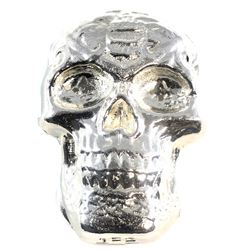 Beaver Bullion 5oz. .999 Fine Silver Skull (Tax Exempt)