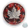 Image 1 : 2015 Canada $5 Coloured 'Fall' with Antiqued Finish 1oz Fine Silver Maple (Tax Exempt)