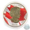 Image 2 : 2016 Canada $5 Coloured 'Flame' Cougar Gilded with Flag Reverse 1oz Fine Silver Maple (Tax Exempt)