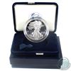 Image 1 : 2000 American Eagle 1oz Fine Silver Proof Coin with Display Box and Certificate of Authenticity (Tax