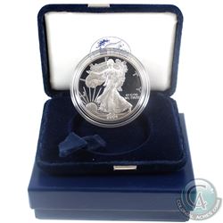 2004 American Eagle 1oz Fine Silver Proof Coin with Display Box and Certificate of Authenticity (Tax
