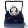 Image 1 : 2004 American Eagle 1oz Fine Silver Proof Coin with Display Box and Certificate of Authenticity (Tax