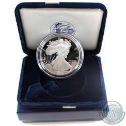 2005 American Eagle 1oz Fine Silver Proof Coin with Display Box and Certificate of Authenticity (Tax