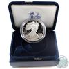 Image 1 : 2005 American Eagle 1oz Fine Silver Proof Coin with Display Box and Certificate of Authenticity (Tax