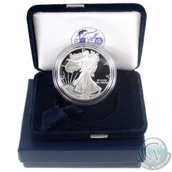2006 American Eagle 1oz Fine Silver Proof Coin with Display Box and Certificate of Authenticity (Tax