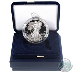 2014-W Burnished American Eagle 1oz Fine Silver Proof Coin with Display Box and Certificate of Authe
