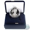 Image 1 : 2014-W Burnished American Eagle 1oz Fine Silver Proof Coin with Display Box and Certificate of Authe