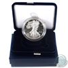Image 1 : 2015-W Burnished American Eagle 1oz Fine Silver Proof Coin with Display Box and Certificate of Authe