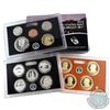 Image 1 : 2013 United States mint silver proof 14-coin set with box and coa (some coins are lightly toned, and