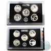 Image 1 : 2014 & 2015 United States Mint 5-coin America the Beautiful set.  (some coins are lightly toned, and