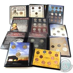 Estate lot of 8x United states first commemorative mint  coin sets: 1907, 1908 & 1909 "the last thre